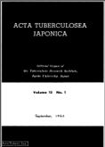 Acta tuberculosea Japonica