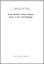 Kyoto University overseas research reports of new world monkeys