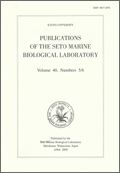 Publications of the Seto Marine Biological Laboratory